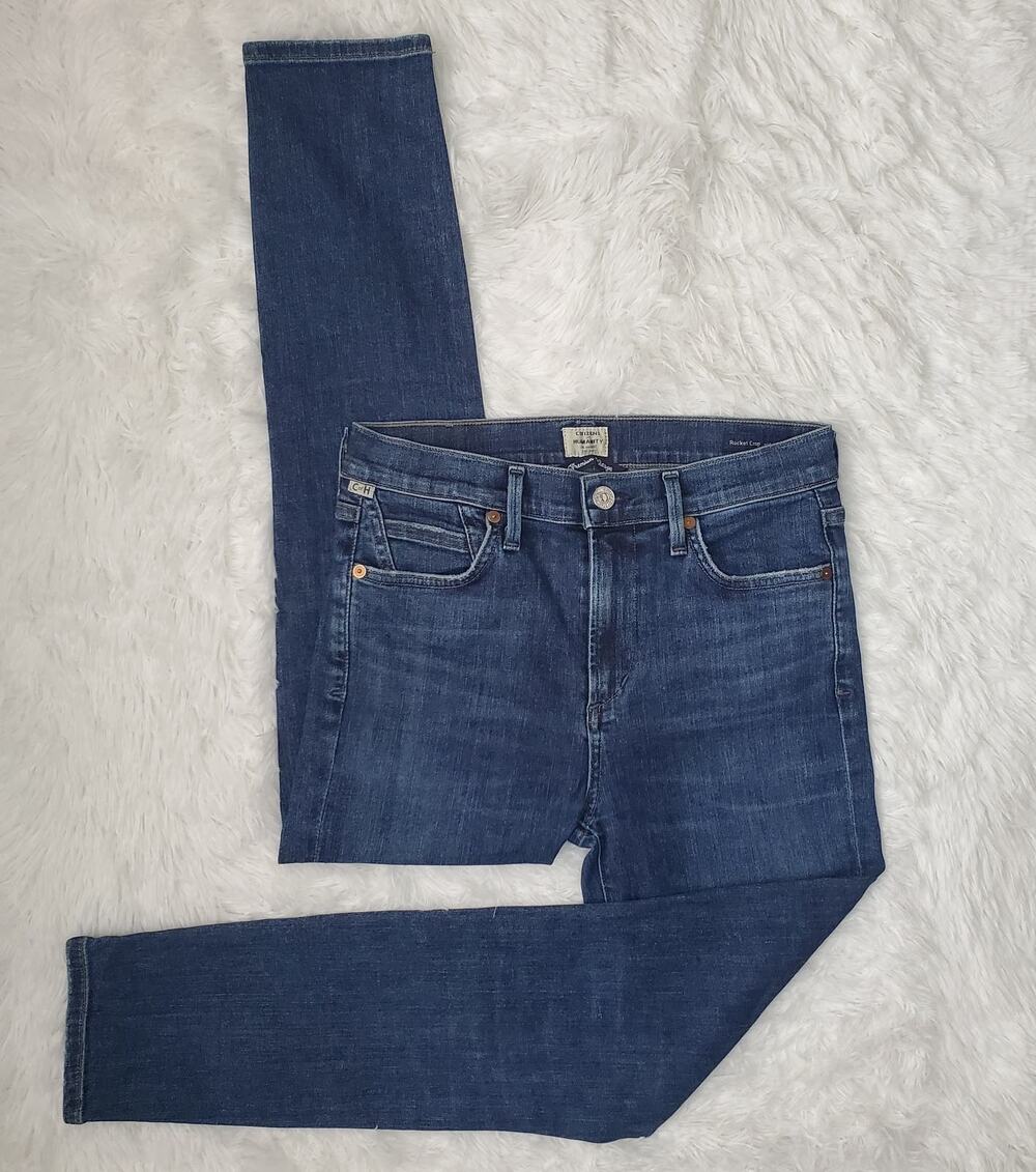 Citizens of Humanity Rocket High Rise Crop Skinny Jeans 27 / 4